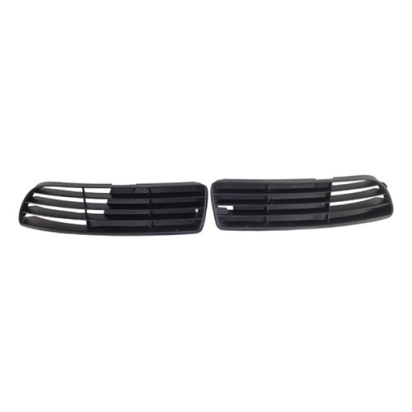 Par Moldura Grade Farol De Milha Audi A4 97 00 8d0807346  Preto Ambos Os Lados