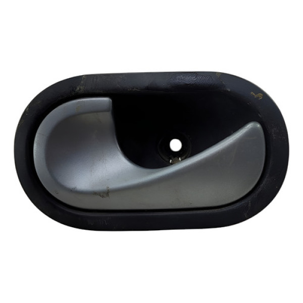 Macaneta Interna Traseira Esquerda  Grand Scenic 2008 Preto Dianteira