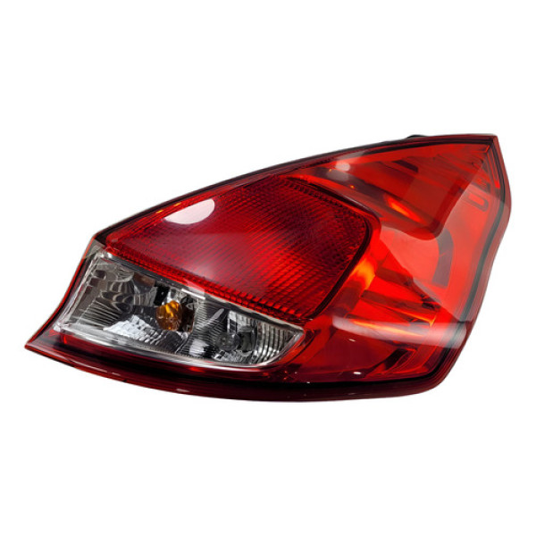 Lanterna Lente Traseira Direita Ford Fiesta New 2014 2017 Direito/passageiro Vermelho