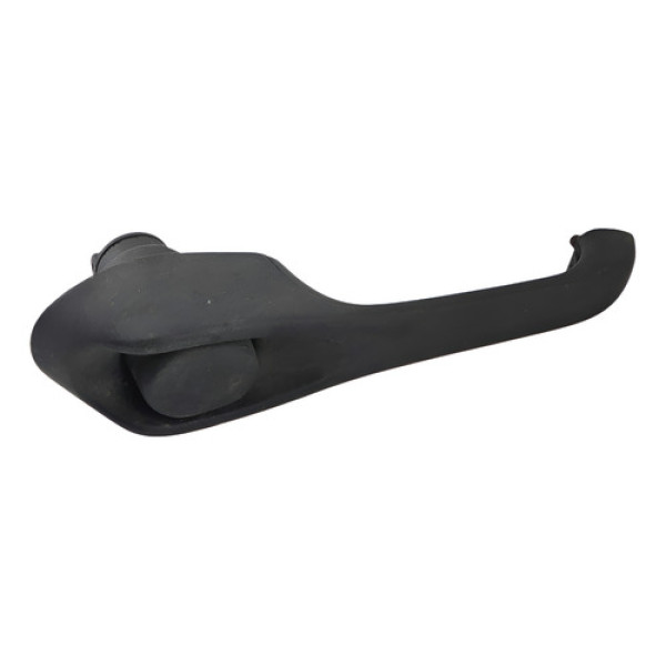Macaneta Traseira Esquerda Externa  Fiat Uno 1995 2004 Preto Dianteira