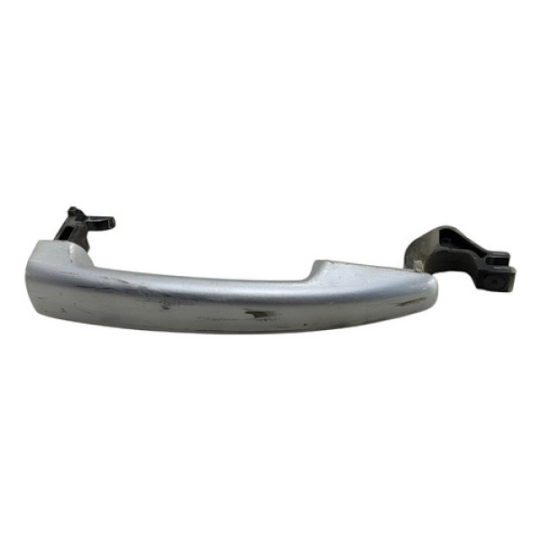 Macaneta Externa Traseira Esquerda Peugeot 407 2008 Prateado Traseira