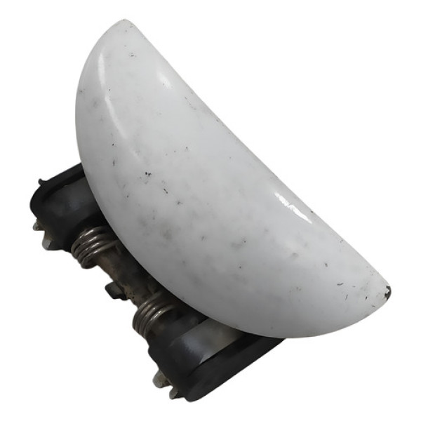 Puxador Macaneta Dianteiro Direito Peugeot 206 2000 2014 Prateado Dianteira