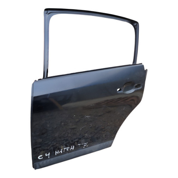 Porta Lateral Traseira Esquerda Ford Fiesta 2002 2006 Traseira Esquerdo Preto