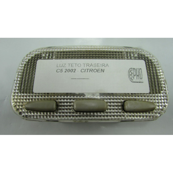 Luz De Teto Traseira Citroen C5 2002 Original