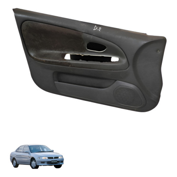 Forro Porta Dianteira Esquerda Mitsubishi Lancer 1997 Usado Preto