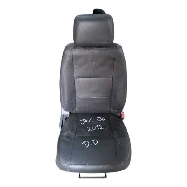 Banco Couro Dianteiro Direito Jac J6 2012 2015 Preto