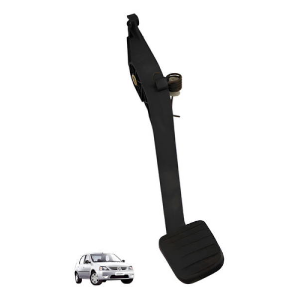 Pedal Embreagem Pisador Renault Logan 1.0 16v 2010 2011 Preto