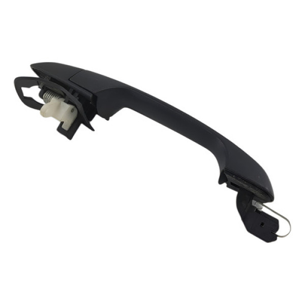 Macaneta Externa Porta Traseira Direita Ecosport 2009 Preto Dianteira/traseira