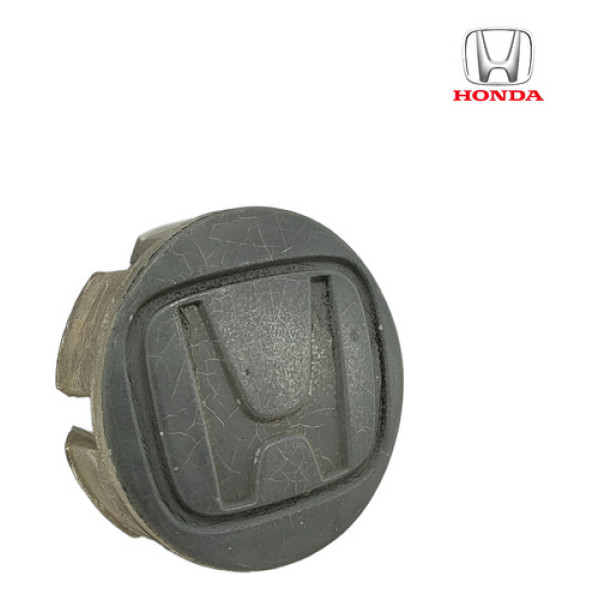 Calota Miolo Central Roda Honda Fit 2015 2017    Prateado