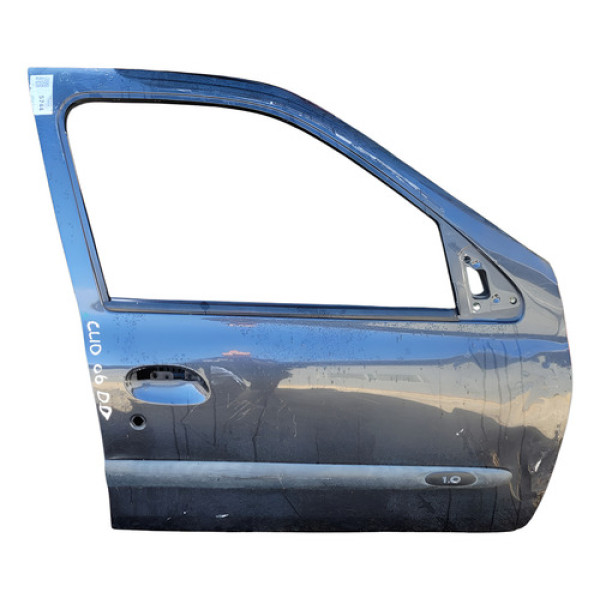 Porta Lateral Dianteiro Direito Renault Clio 2006 2008 Dianteira Direita Cinza