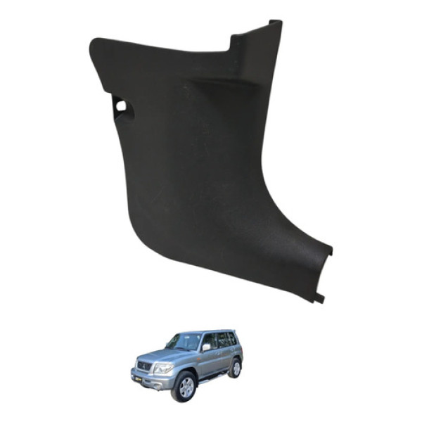 Soleira Porta Dianteira Direita Pajero Tr4 2004 2005 Preto