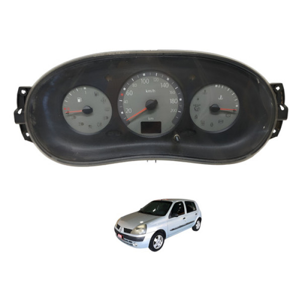 Painel Instrumento Clio 1.0 8v 2004 2005 Preto