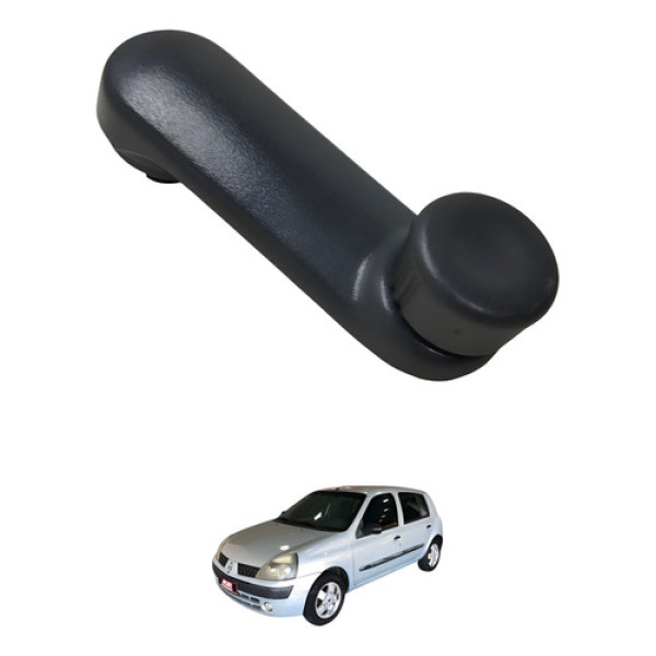 Manivela Abertura  Vidro Clio 2004 2005 Preto