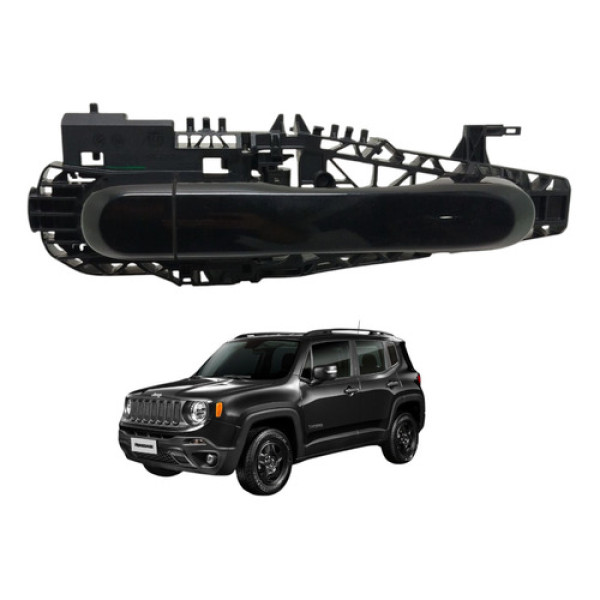 Maçaneta Externa Traseira Esquerda Jeep Renegade 2018 Traseira