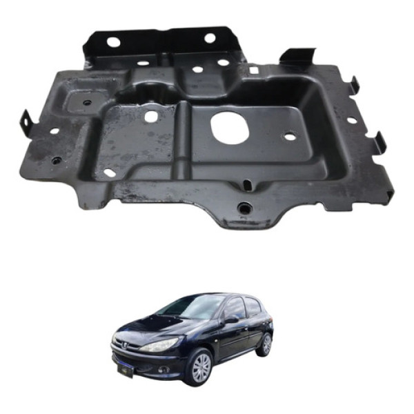 Suporte Bateria Peugeot 206 2008 2009 Preto