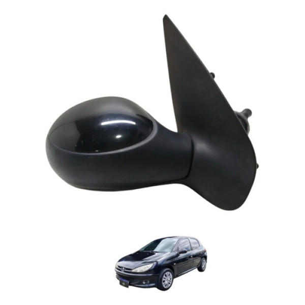Retrovisor Manual Direito Peugeot 206 2008 2009