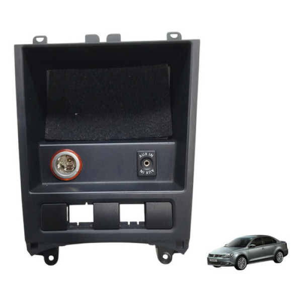 Porta Treco Central Jetta 2012 A 2015 Preto