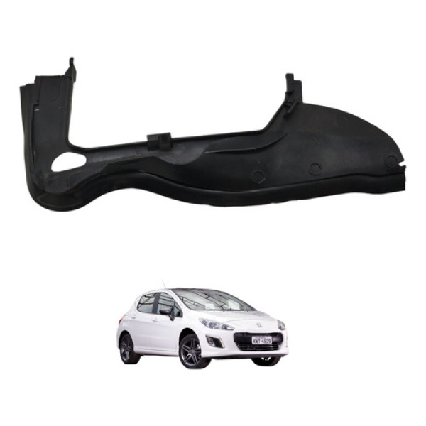 Acabamento Churrasqueira Esquerda Peugeot 308 2014 2015 Preto