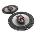 Par Alto Falante Bravox B3x60 X 6   Preto Prata Triaxial Preto