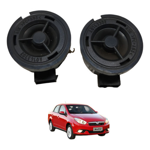 Par Tweeter Coluna Grand Siena 2013 2014 2015 Preto