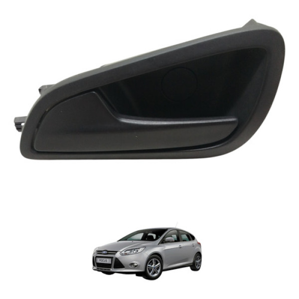 Maçaneta Interna Traseira Esquerda Ford Focus 2014 2015 Preto
