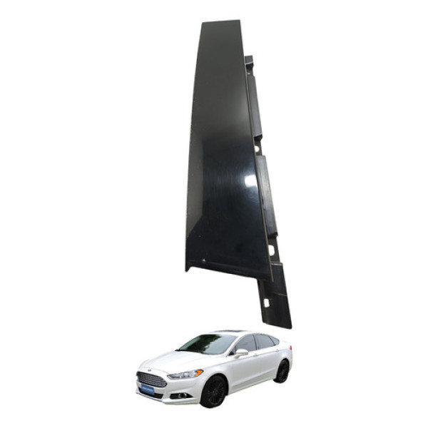 Acabamento Externo Porta Dianteira Direita Fusion 2014 2015 Preto