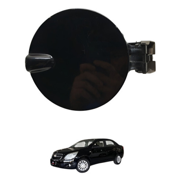 Portinhola Tampa Tanque Combustível Cobalt 2013 2014 Preto