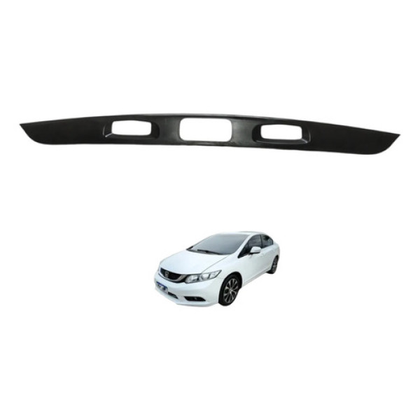 Friso Tampa Traseira Civic 2014 Preto