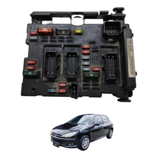 Módulo Bsm Caixa Fusível Peugeot 206 2008 2009