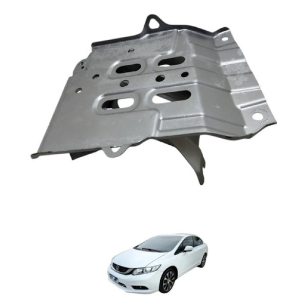 Suporte Caixa Bateria Civic 2.0 2013 2014 Prateado