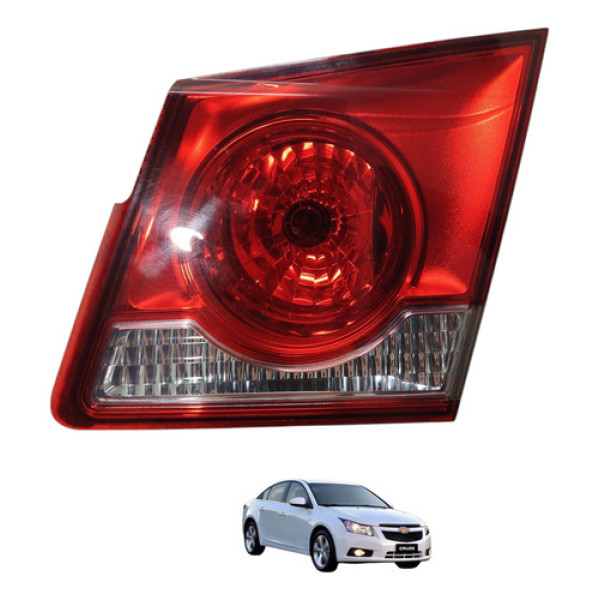 Lanterna Tampa Traseira Direita Cruze Sedan 2013 2014 Direito/passageiro Vermelho