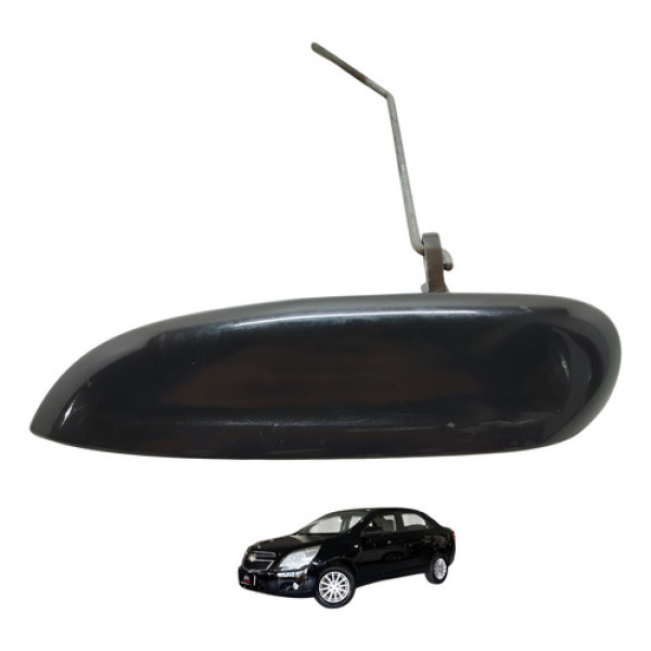 Maçaneta Traseira Esquerda Cobalt 2013 2014 Preto Traseira