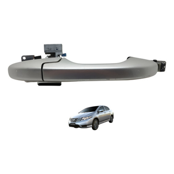 Maçaneta Externa Dianteira Direita Honda City 2013 2014 Cinza Dianteira