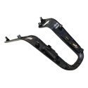 Acabamento Alavanca Marcha Console Cruze Automático 2014 Cinza Fibra De Carbono (texturizado)