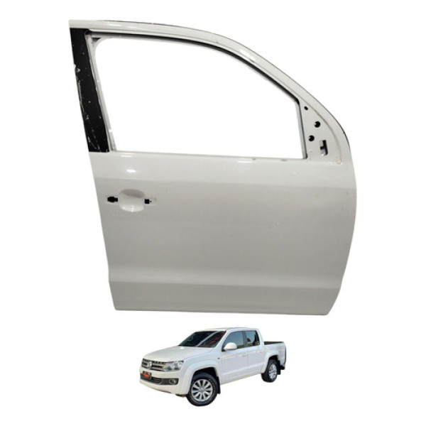 Porta Dianteira Direita Amarok 2011 2012 2013 Vw Dianteira Direito Branco