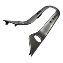 Acabamento Alavanca Marcha Console Cruze Automático 2014 Cinza Fibra De Carbono (texturizado)