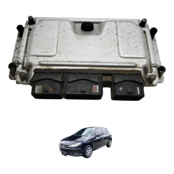 Módulo Injeção Peugeot 206 1.4 2008 2009 Me7.4.4