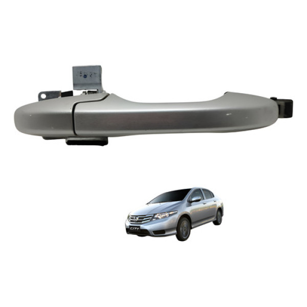 Maçaneta Externa Traseira Direita Honda City 2013 2014 Cinza Traseira