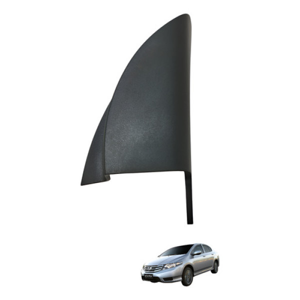Acabamento Interno Retrovisor Direito Honda City 2013 Preto