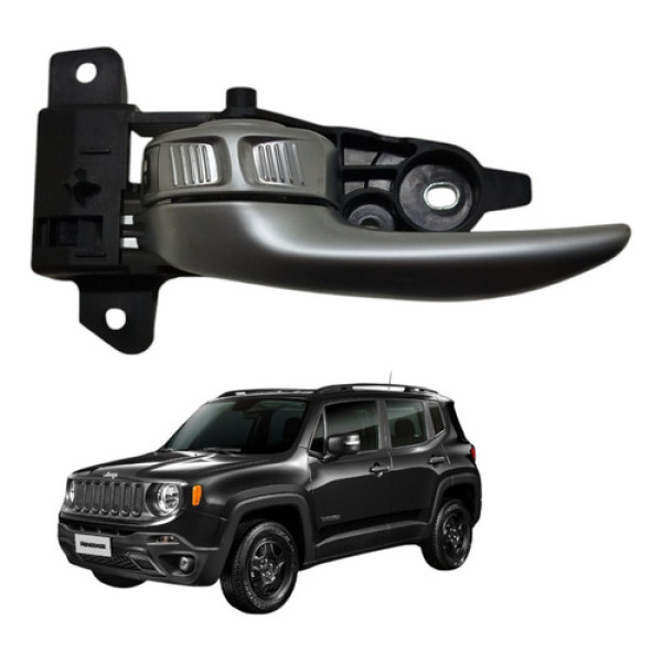 Maçaneta Interna Traseira Esquerda Jeep Renegade 2018 Traseira