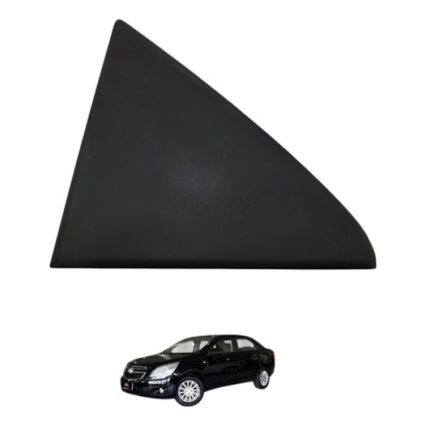 Acabamento Externo Porta Traseira Esquerda Cobalt 2013 2014 Preto