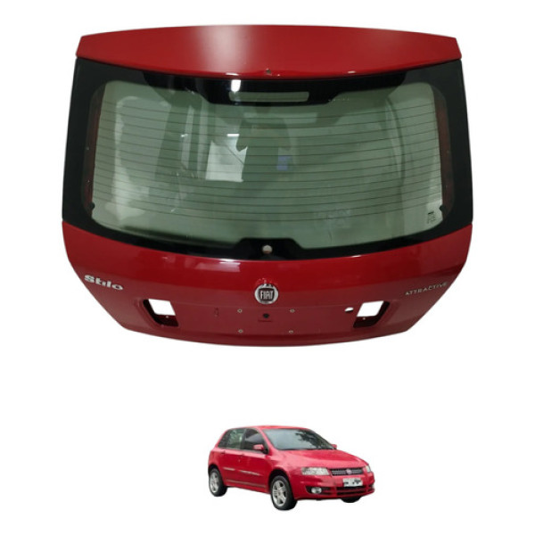 Tampa Traseira Stilo 2010 2011 Vermelho