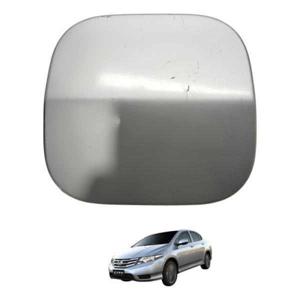 Portinhola Tampa Tanque Combustível Honda City 2013 2014 Cinza
