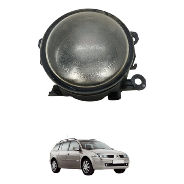 Farol Milha Direito Megane 2008 2009 Preto