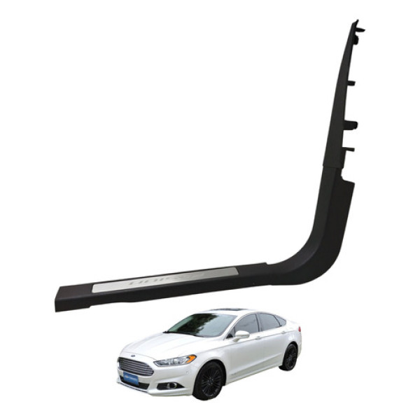 Soleira Porta Dianteira Esquerda Fusion Titanium 2014 2015 Preto