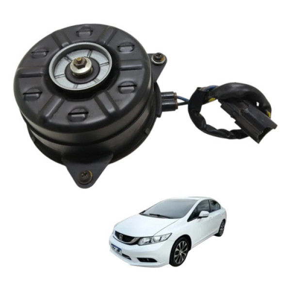 Motor Ventoinha Radiador Civic 2.0 2013 2014 12