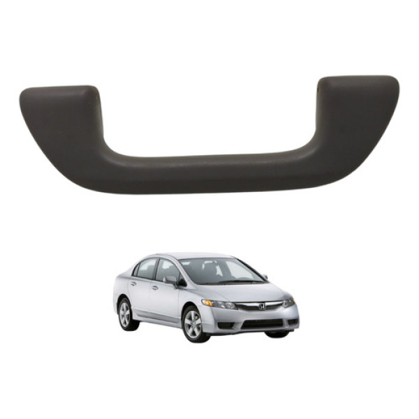 Alça Teto Pqp Honda Civic 2007 2008 2009 Cinza-escuro