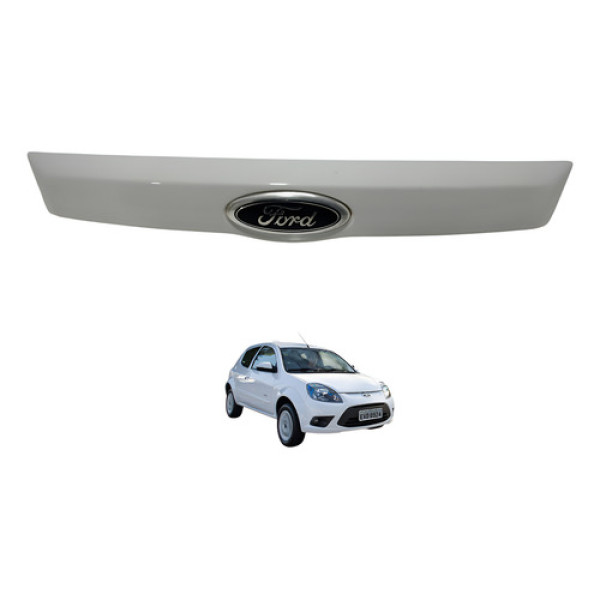 Acabamento Aplique Tampa Traseira Ford Ka 2012 2013 Branco