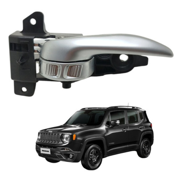 Maçaneta Interna Traseira Esquerda Jeep Renegade 2018 Traseira