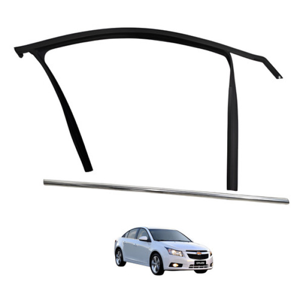 Pestana Dianteira Direita Cruze Ltz 2013 2014 Preto